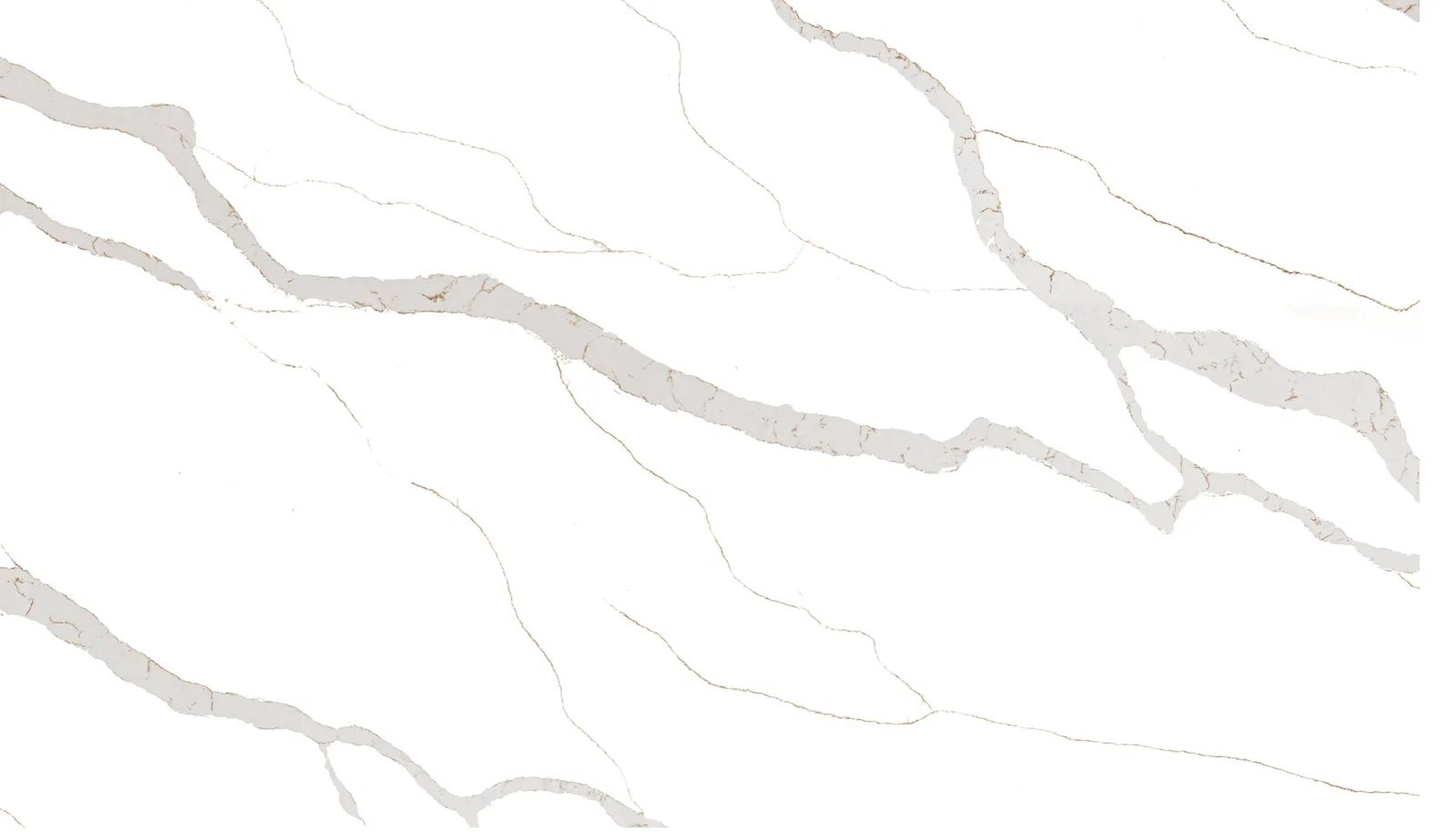 Borghini Gold quartz slab with warm gold veining